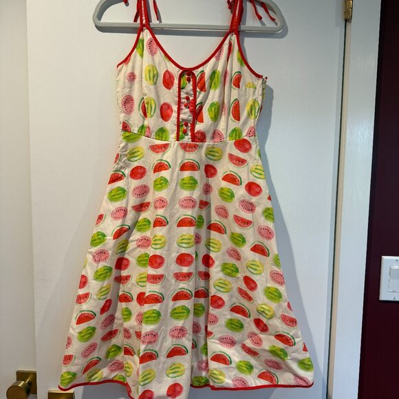Modcloth Watermelon Sun Dress - Picture 1 of 4